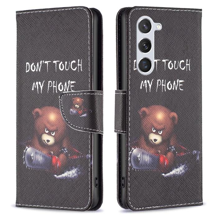 Bild 1, Samsung Galaxy S24 Fodral Med Tryck Dont Touch Bear