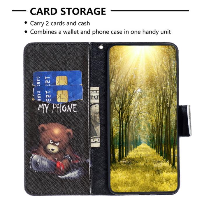 Bild 3, Samsung Galaxy S24 Fodral Med Tryck Dont Touch Bear