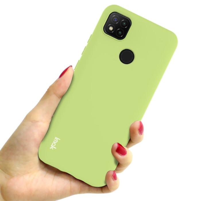 Bild 4, IMAK Xiaomi Redmi 9C Skal Skin Touch Grön