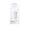 GEAR Billaddare MFi 1xUSB 1A Lightning Kabel 1m Vit