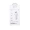 GEAR Billaddare 2xUSB 2.4A MicroUSB Kabel 1m Vit