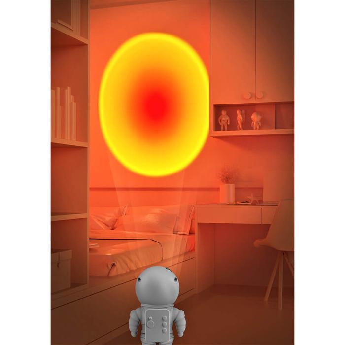 Bild 6, MOB Projektor Astrolight Orange Sunset Vit