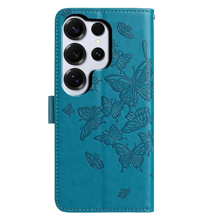 Bild 5, Samsung Galaxy S26 Ultra Fodral Fjäril Tryck Blå