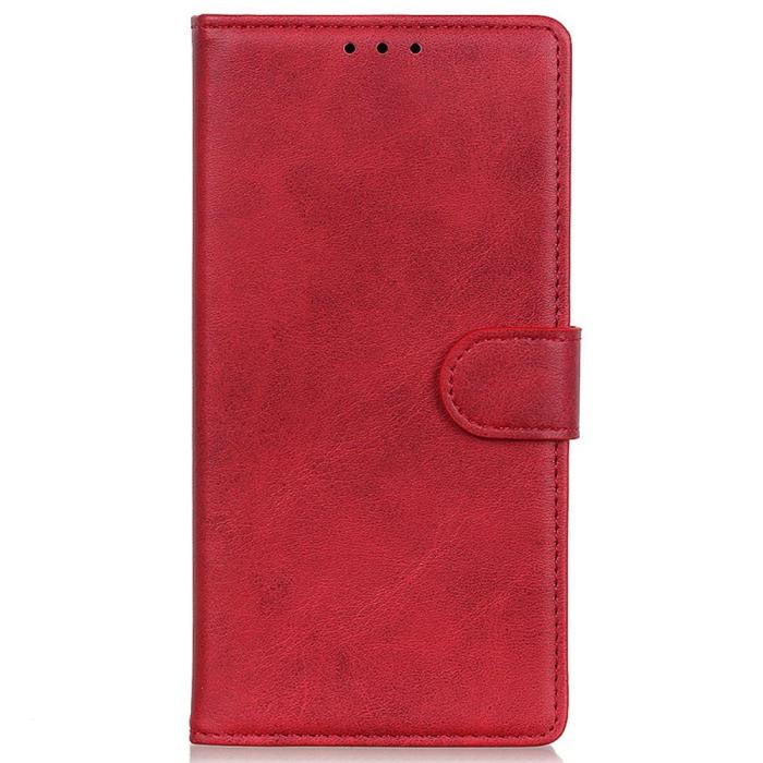 Bild 6, Samsung Galaxy S24 Ultra Fodral Läder Röd