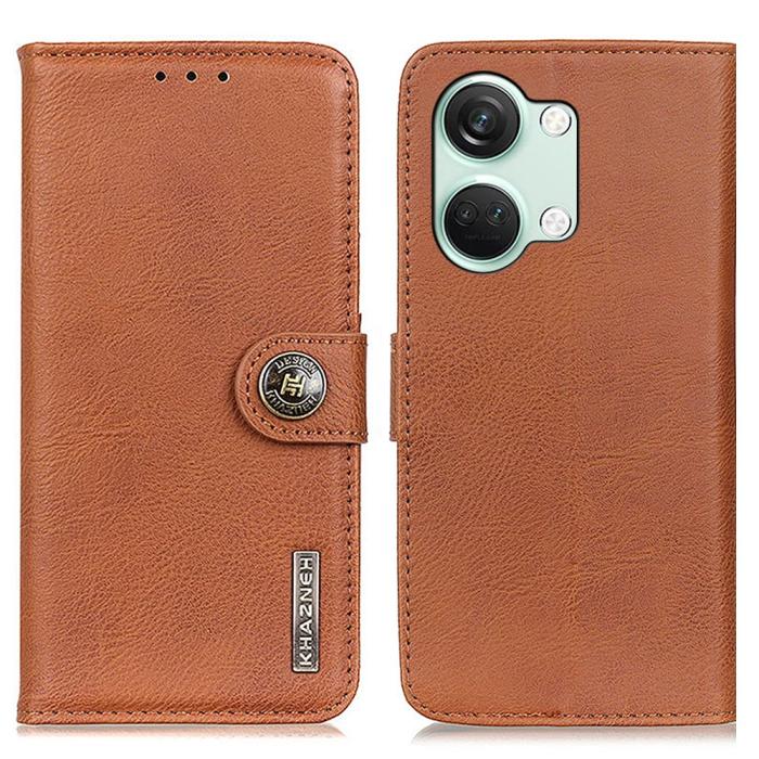 Bild 1, KHAZNEH OnePlus Nord 3 5G Fodral Läder Brun