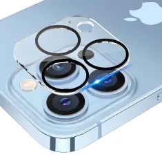 iPhone 14 Pro Max Linsskydd I H&auml;rdat Glas
