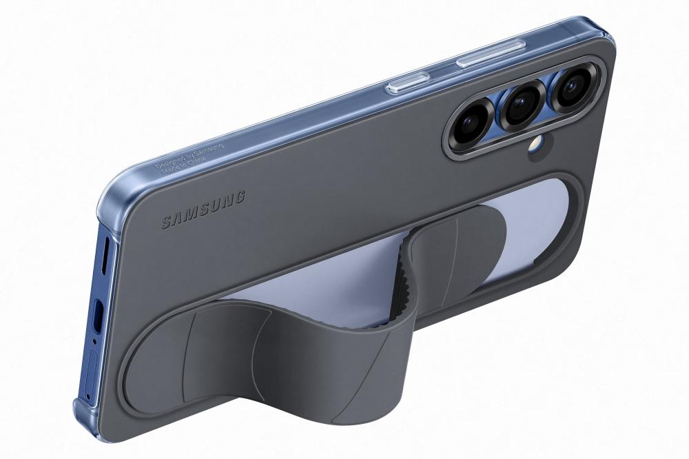 Samsung Galaxy S25 Skal Standing Grip Svart