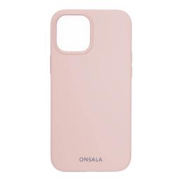 ONSALA iPhone 12 Pro Max Mobilskal Silikon Sand Pink