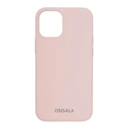 ONSALA iPhone 12 Mini Mobilskal Silikon Sand Pink