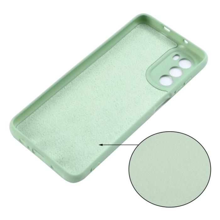 Bild 5, Motorola Moto G52/G82 Skal Liquid Silikon Grön