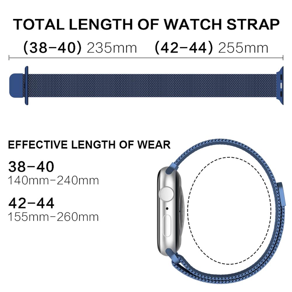 ColorPop Milanese Loop Metall Armband Apple Watch 38/40/41 mm