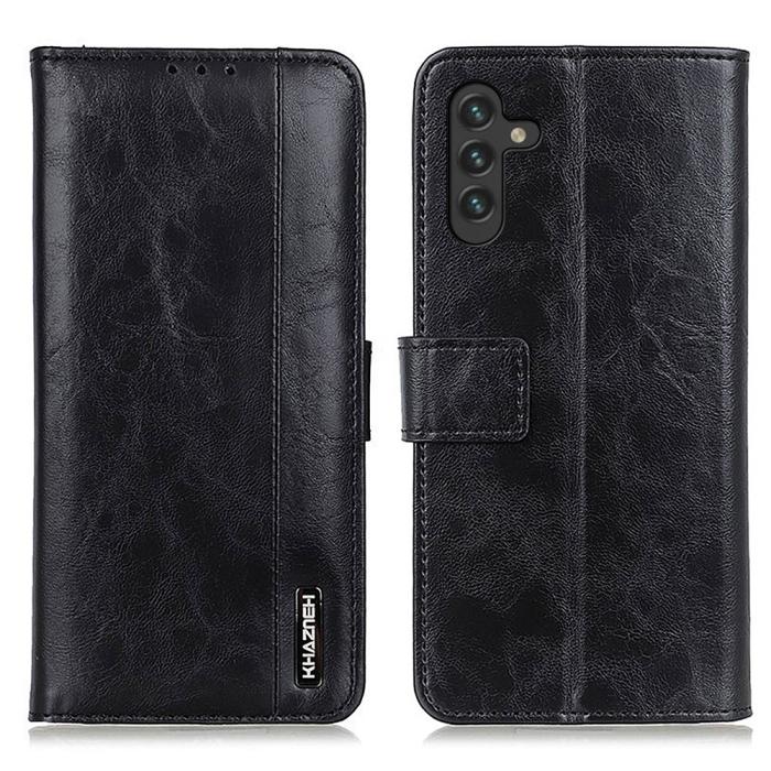 Bild 1, KHAZNEH Samsung Galaxy A04s / A13 5G Fodral Läder Svart