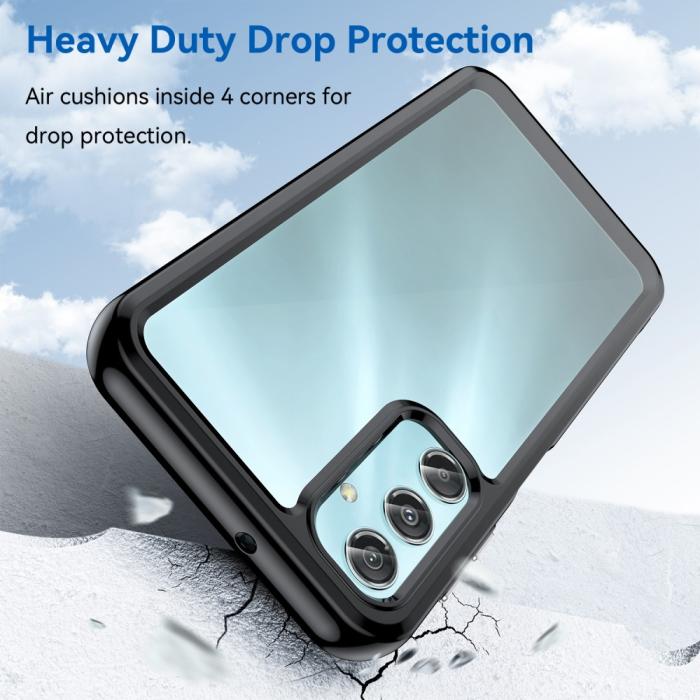 Bild 3, Samsung Galaxy A25 5G Skal Shockproof Akryl/TPU Svart