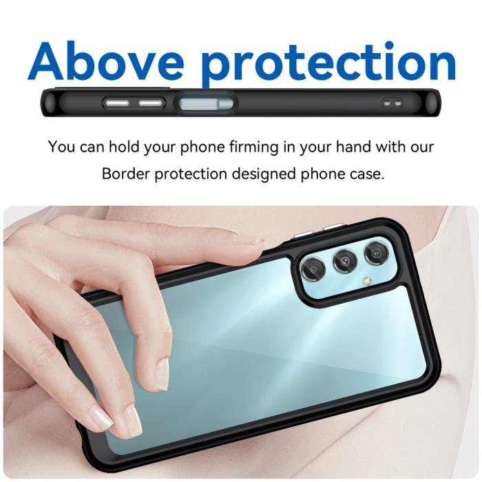 Bild 4, Samsung Galaxy A25 5G Skal Shockproof Akryl/TPU Svart