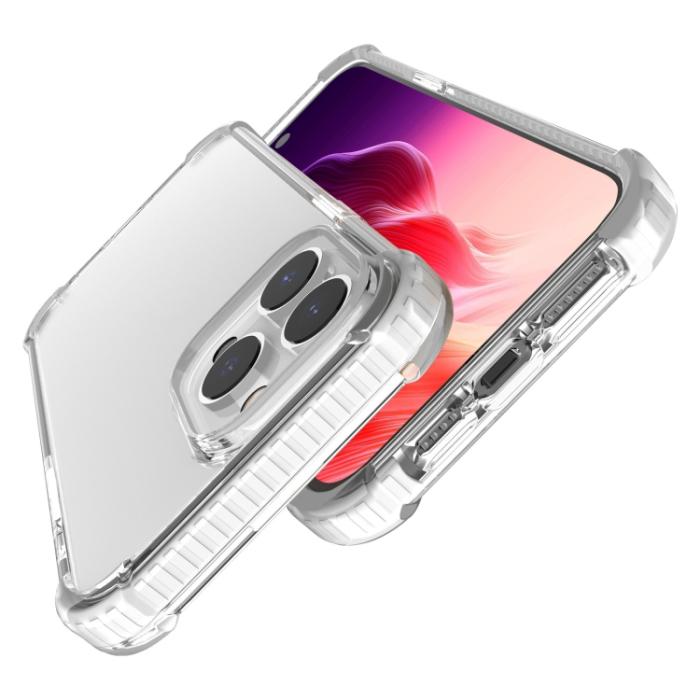 Bild 4, iPhone 15 Pro Skal Shockproof Akryl/TPU Transparent