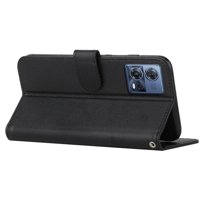 Bild 3, Motorola Edge 30 Fusion 5G Fodral Läder Svart