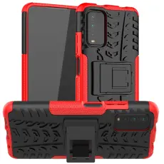 Xiaomi Redmi 9T - Ultimata St&ouml;tt&aring;liga Skalet med St&ouml;d - R&ouml;d