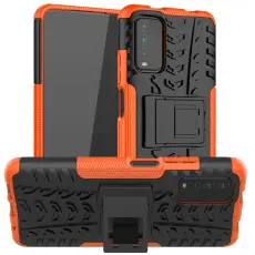 Xiaomi Redmi 9T - Ultimata St&ouml;tt&aring;liga Skalet med St&ouml;d - Orange