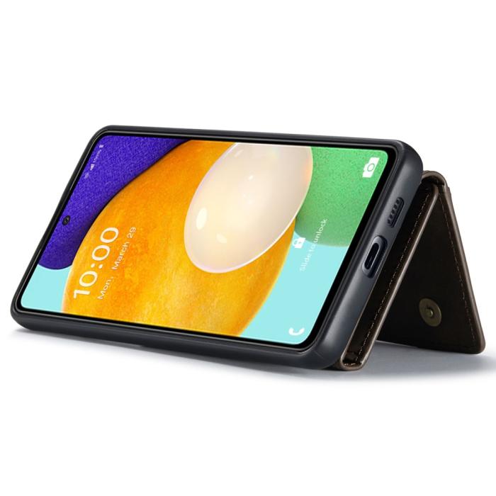 Bild 5, DG.MING Samsung Galaxy A53 5G Skal Avtagbart Fodral Brun