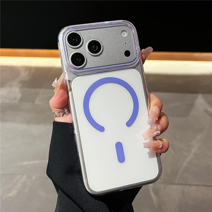 Bild 2, iPhone 18 Pro / 17 Pro Skal MagSafe Transparent/ Lila