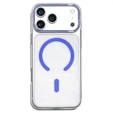 iPhone 18 Pro / 17 Pro Skal MagSafe Transparent/ Lila