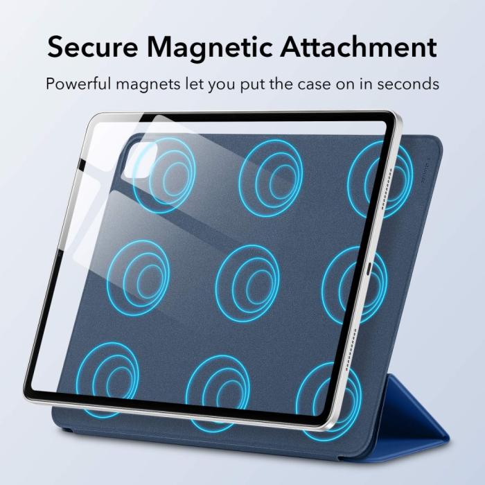 Bild 2, ESR 2in1 Magnetiskt Fodral För iPad Pro 12.9 2020/2021/2022 Blå
