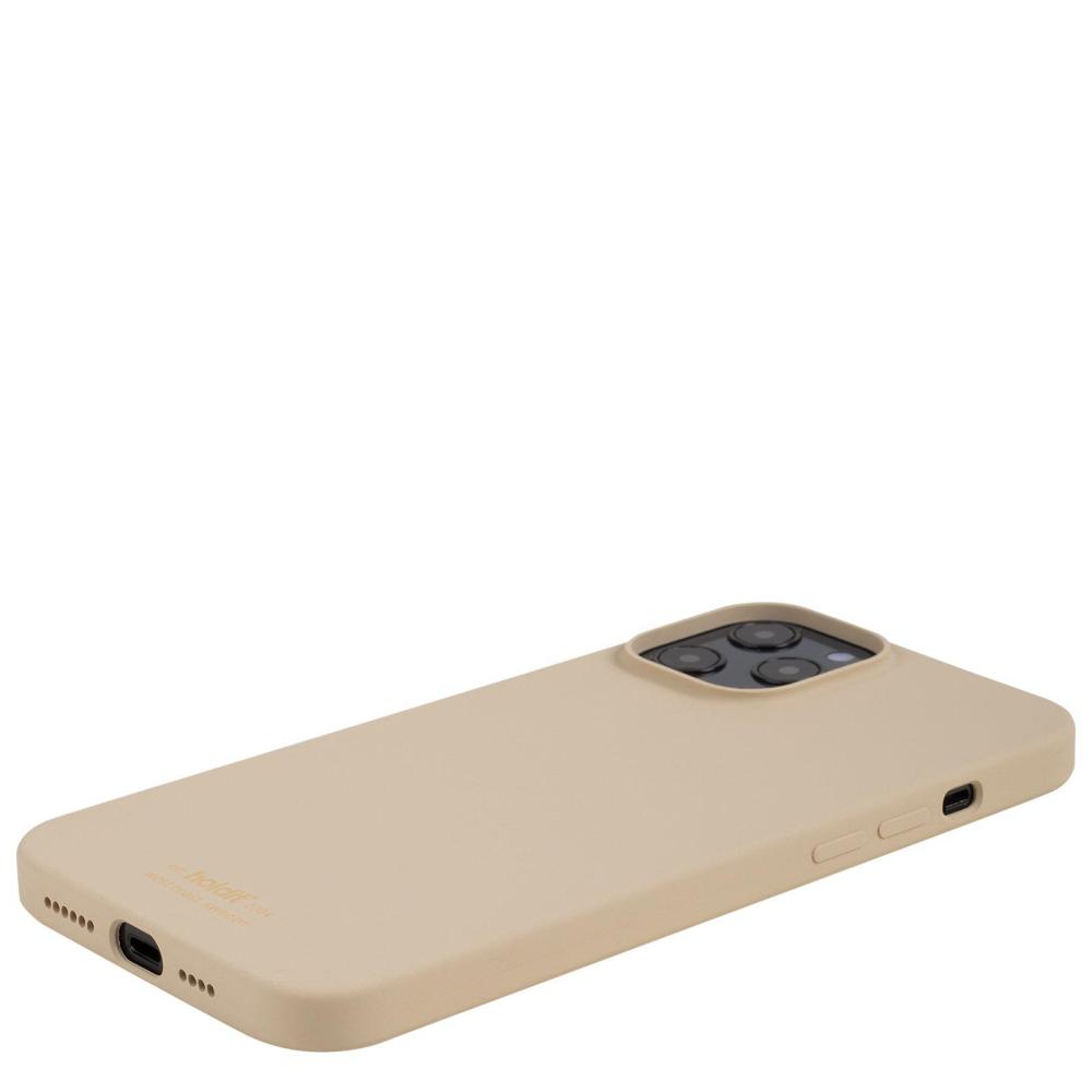 holdit iPhone 12 Pro Max Mobilskal Silikon Beige