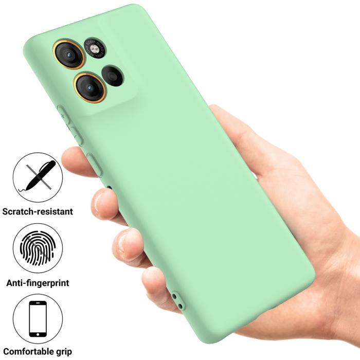 Bild 2, Motorola Moto G56 5G Skal Liquid Silikon Grön