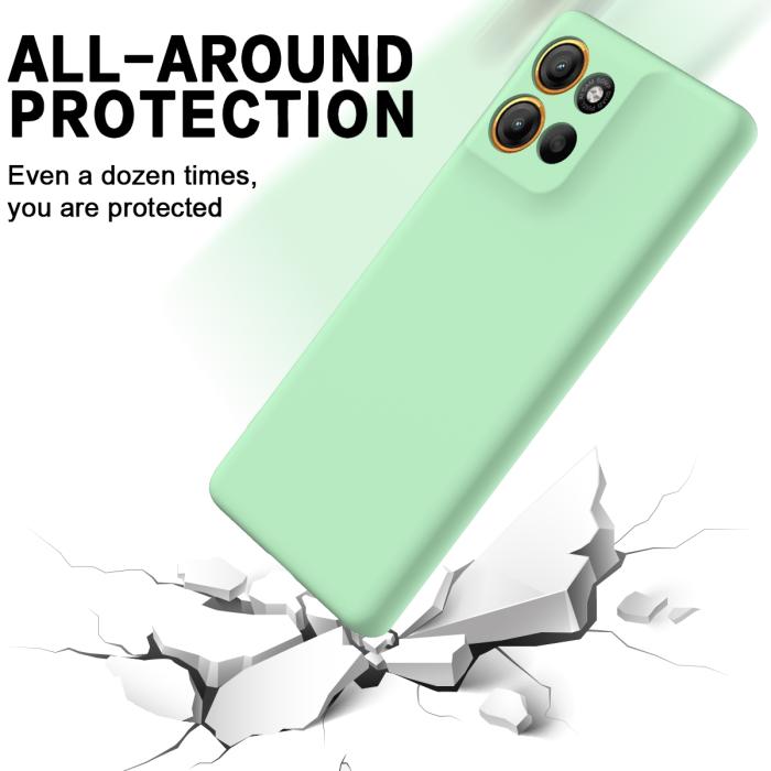 Bild 5, Motorola Moto G56 5G Skal Liquid Silikon Grön