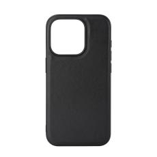 Buffalo iPhone 15 Pro Mobilskal MagSafe Läder Svart