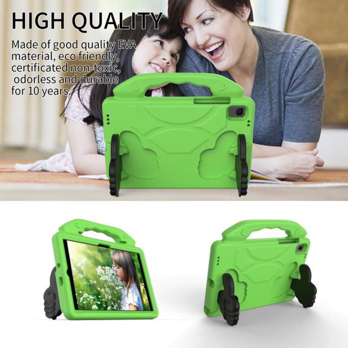 Bild 6, Samsung Galaxy Tab A8 10.5 2021 / A7 10.4 Skal Shockproof EVA Grön
