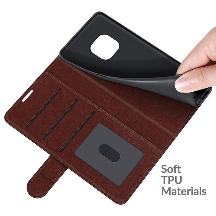 Bild 5, Nokia XR20 Fodral Crazy Horse Läder Brun