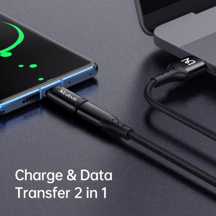 Bild 5, Mcdodo MicroUSB Hona - USB-C Hane Adapter Svart