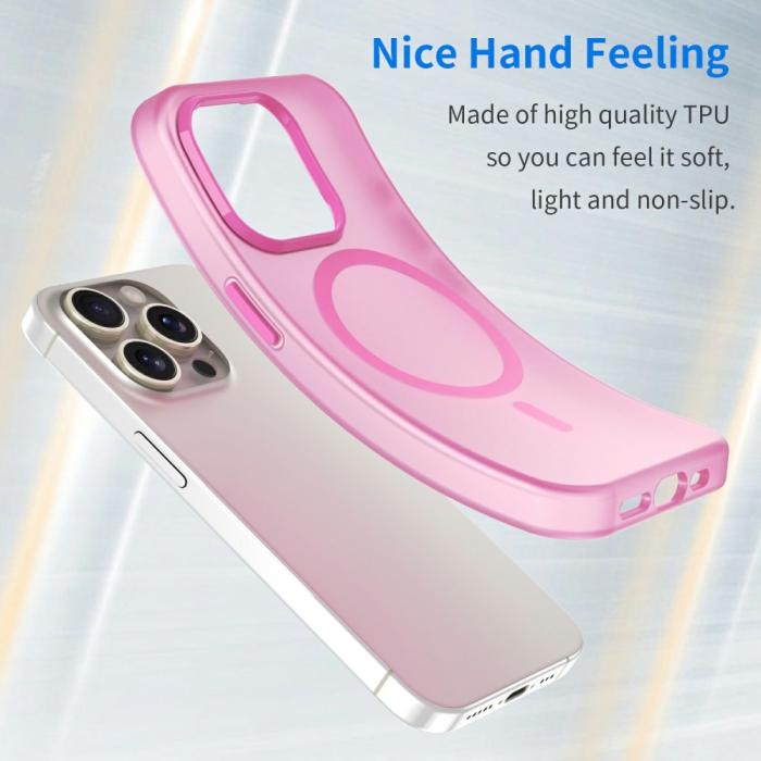Bild 4, iPhone 16 Pro Skal MagSafe Slim Matt Rosa
