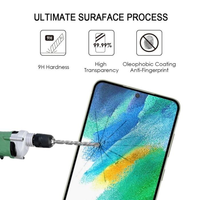 Bild 6, Samsung Galaxy S21 FE Heltäckande Skärmskydd Härdat Glas