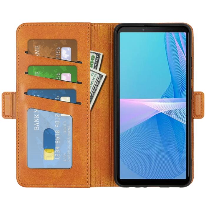 Bild 4, Sony Xperia 10 IV Fodral Magnetisk Stängning Brun