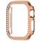 Apple Watch 10 46 mm Skal Rhinestone Roséguld