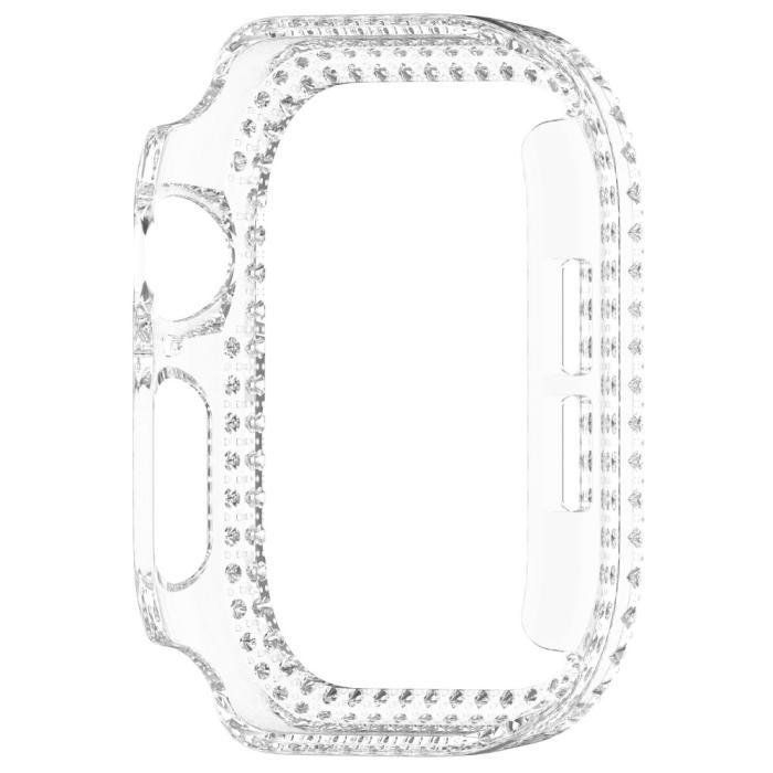 Bild 3, Apple Watch 10 42 mm Skal Rhinestone Transparent