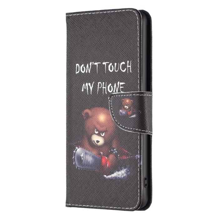 Bild 4, Samsung Galaxy S24 Fodral Med Tryck Dont Touch Bear