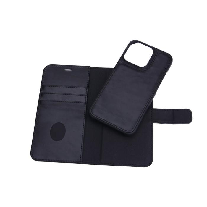 Bild 6, Radicover iPhone 13 Pro Mobilfodral 2in1 Äkta Läder Svart