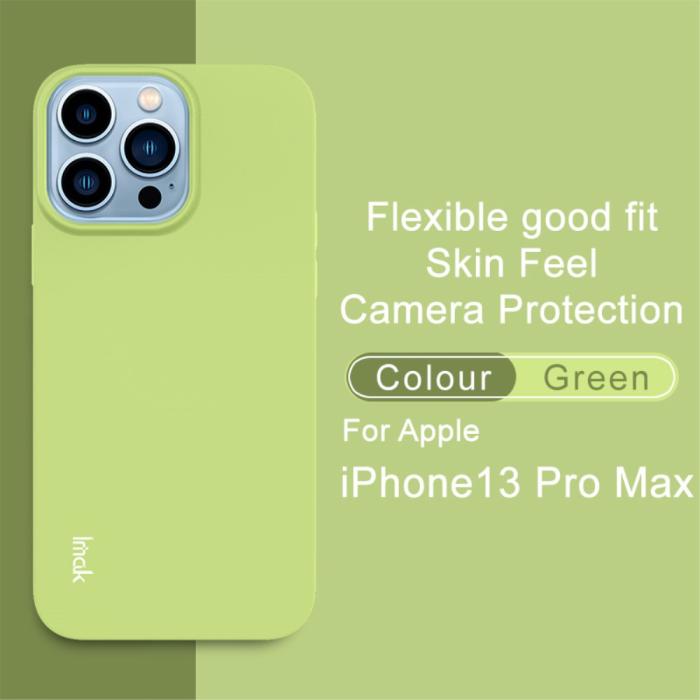 Bild 2, IMAK iPhone 13 Pro Max Skal Skin Touch TPU Grön
