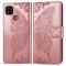 Xiaomi Redmi 9C Fodral Butterfly Roséguld