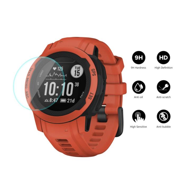 Bild 2, ENKAY Garmin Instinct 2 2-PACK Skärmskydd Härdat Glas