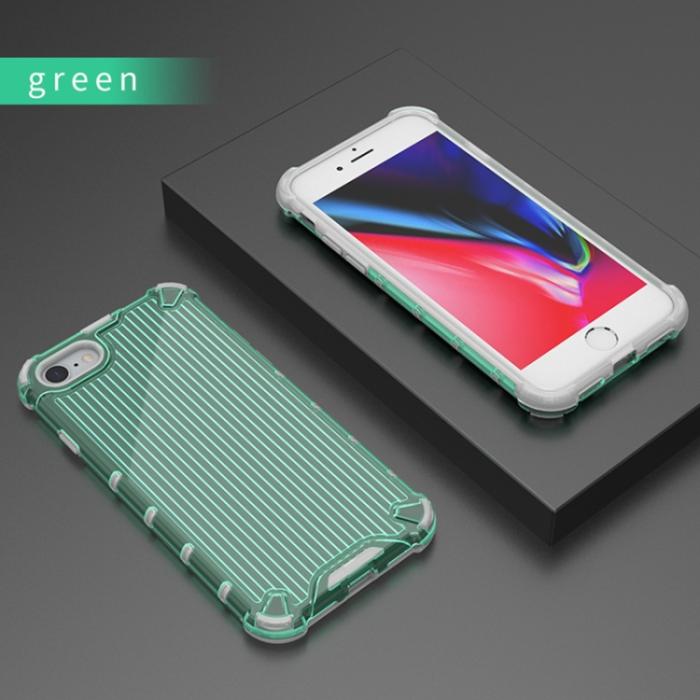 Bild 2, iPhone 7/8/SE Skal Shockproof Resväska Design Grön