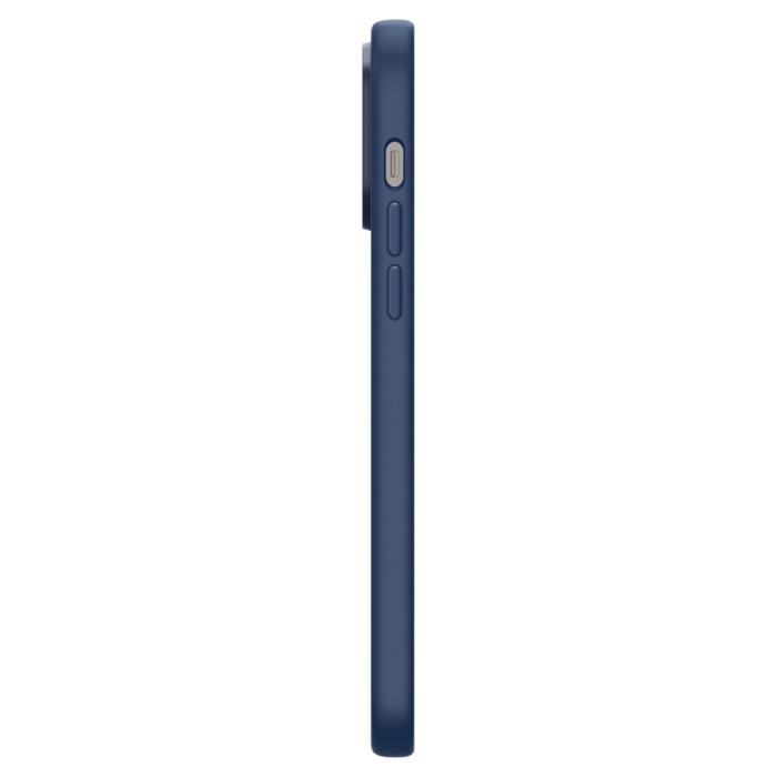 Bild 5, Spigen iPhone 14 Pro Max Skal Silicone Fit Mag MagSafe Navy Blue