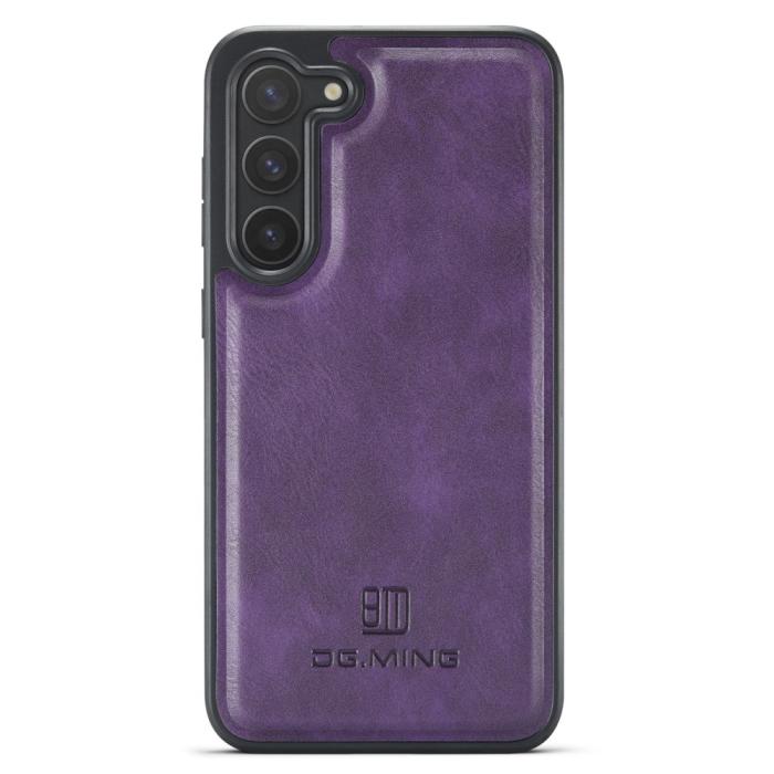 Bild 1, DG.MING Samsung Galaxy S24 Skal Läderbelagt Lila