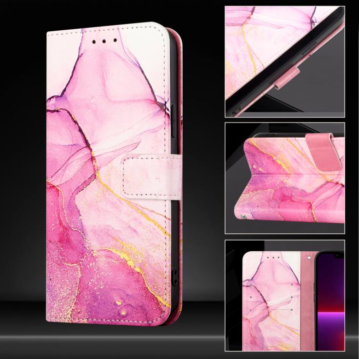 Bild 5, Samsung Galaxy S26 Ultra Fodral Läder Marmor Rosa