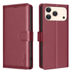 BINFEN iPhone 18 Pro Max/17 Pro Max Fodral RFID L&auml;der R&ouml;d
