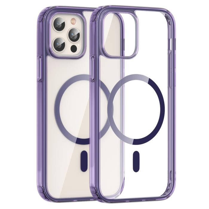Bild 2, ColorPop iPhone 12 Pro Max Skal CH MagSafe Transparent/Lila