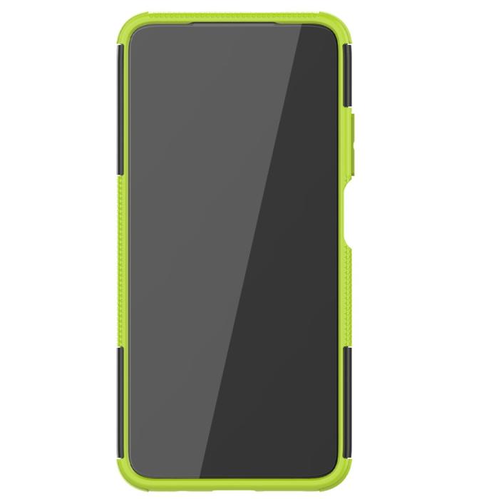 Bild 4, Xiaomi Redmi 9T - Ultimata Stöttåliga Skalet med Stöd - Grön